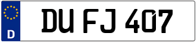 Truck License Plate